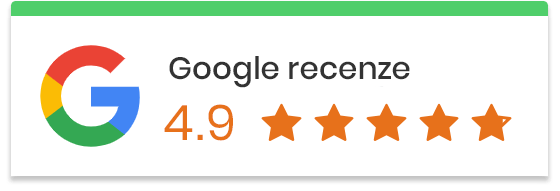Google hodnocení 4,9 hvězdiček